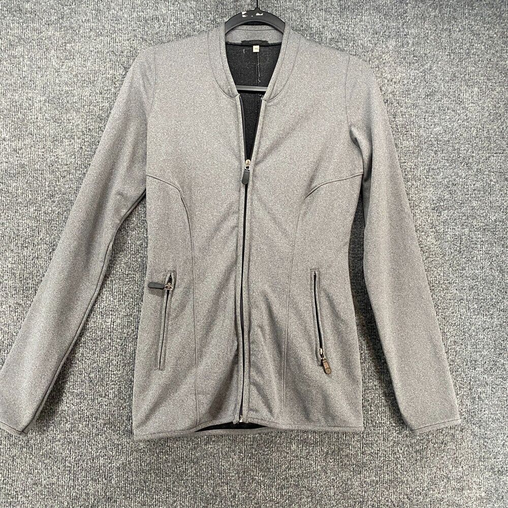 Marithe Francois Girbaud Jacket Womens S Gray Full Zip Ladies Classic‎ Active